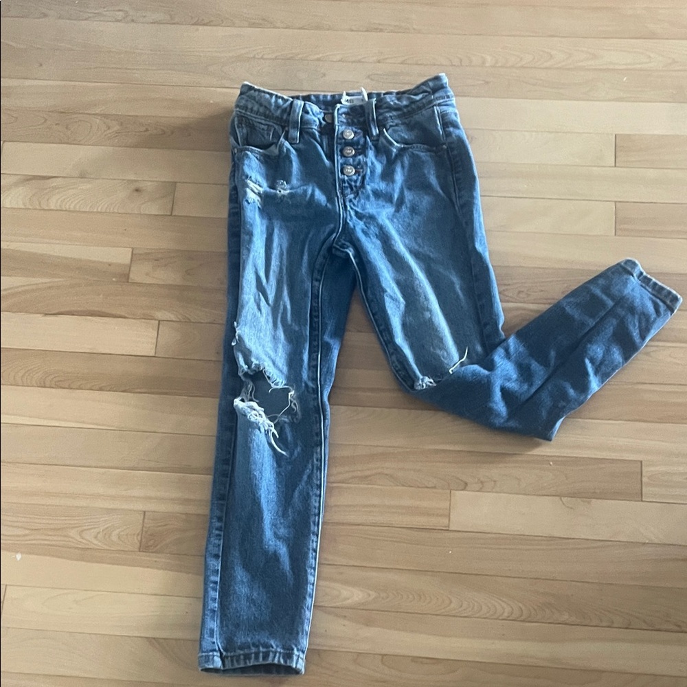 Stylish Blue Distressed kids Jeans